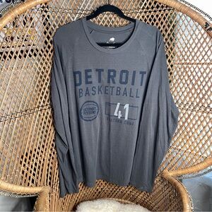 Sportiqe Detroit Pistons Basketball Long Sleeve Shirt